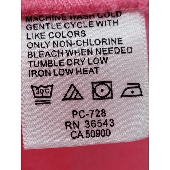 Izod‎ Golf Ladies Pink Mock Neck Zip Front Henley Sweatshirt - Picture 8 of 12